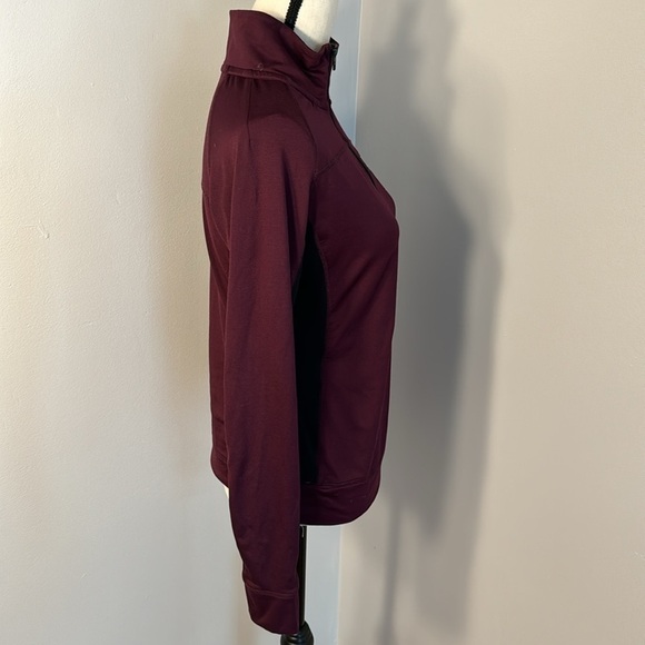 PINK Victoria’s Secret Women’s Purple/Black Ultimate 1/4 Zip Athletic Top Sz S - Picture 2 of 4